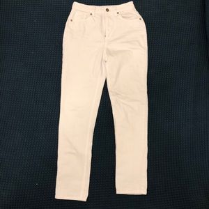 White Straight Jeans